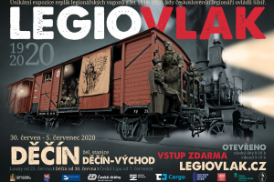 LEGIOVLAK bude k vidění v Děčíně na východním nádraží od 30.6. do 5.7.