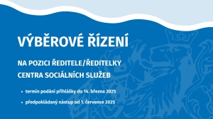 Ředitel/ředitelka příspěvkové organizace Centrum sociálních služeb Děčín