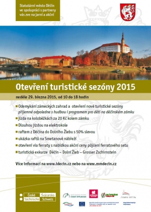 Děčín se otvírá turistické sezoně