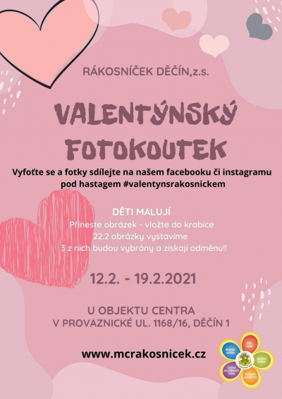 Valentýnský fotokoutek  a Děti malují - MC Rákosníček, z.s.