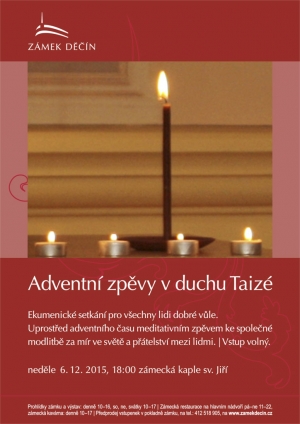 6. 12. - Adventní zpěvy v duchu Taizé