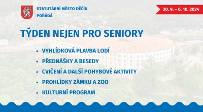 Děčín připravuje tradiční Týden nejen pro seniory