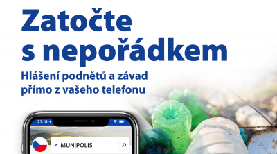 Problém? Dejte nám o něm rychle vědět pomocí MUNIPOLIS