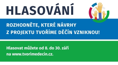 Hlasování Tvoříme Děčín: Rozhodněte, které návrhy ve městě vzniknou