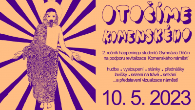 OTOČÍME KOMENSKÉHO – 2. ročník happeningu studentů na podporu revitalizace Komenského náměstí