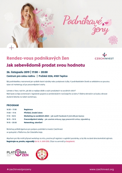Rendez-vous podnikavých žen – Jak sebevědomě prodat svou hodnotu