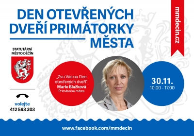 Primátorka města zve na Den otevřených dveří