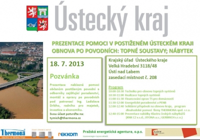Kraj organizuje setkání na téma obnova topné soustavy po povodni