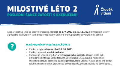 Milostivé léto startuje na začátku září
