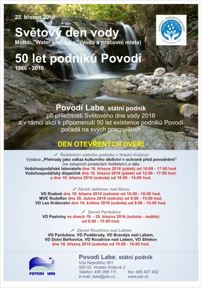 Povodí Labe pořádá Den otevřených dvěří