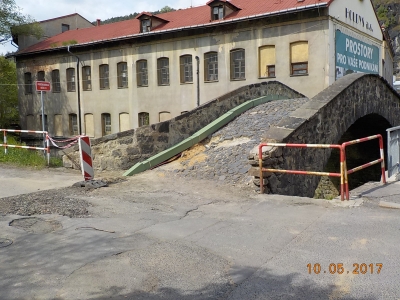Podle tiskové mluvčí ŘSD začnou práce u Ovčího můstku do konce týdne