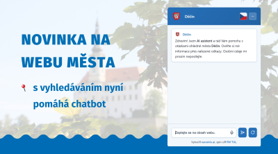 Novinka na webu města: Chatbot vám pomůže rychle vyhledat informace