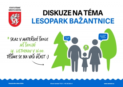První setkání na téma revitalizace Bažantnice se uskuteční s rodiči předškolních dětí