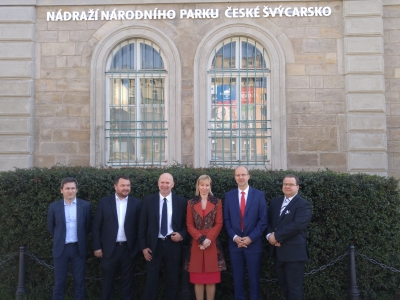 Děčín má první nádraží národního parku v Česku