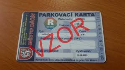 Parkovací karty můžete zakoupit již dnes