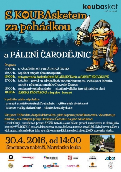 S KOUBAsketem za pohádkou a Pálení čarodějnic