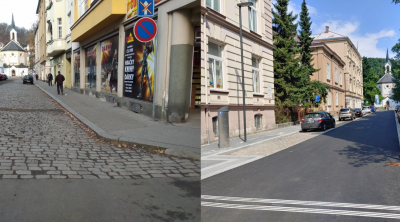 Revitalizace: Bezručova ulice v Podmoklech je nová